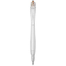 Honua długopis z plastiku PET z recyklingu pomarańczowy, przezroczysty bezbarwny (10775731)