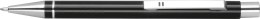 Długopis metalowy półżelowy ALMEIRA kolor czarny