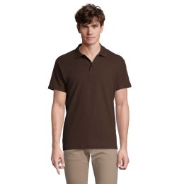 SPRING II MEN Polo 210g Chocolate S (S11362-CH-S)
