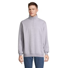 Bluza z kołnierzem CONRAD grey melange XL (S04234-GY-XL)
