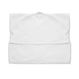 Dziecięcy ręcznik z kapturem biały (MO2253-06)