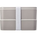 MIYO Renew dwuczęściowy lunchbox szary kamienny, szary kamienny, biały (21018282)