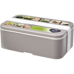 MIYO Renew jednoczęściowy lunchbox szary kamienny, biały (21018182)