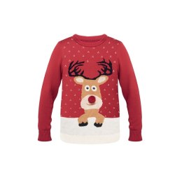 Sweter świąteczny S/M czerwony (CX1521-05)