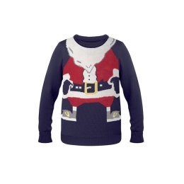 Sweter świąteczny S/M niebieski (CX1521-04)