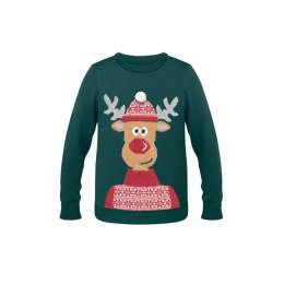 Sweter świąteczny S/M zielony (CX1521-09)