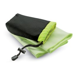 Ręcznik sportowy w etui zielony (KC6333-09)