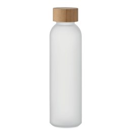 Butelka z matowego szkła500 ml przezroczysty biały (MO2105-26)