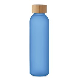 Butelka z matowego szkła500 ml przezroczysty niebieski (MO2105-23)