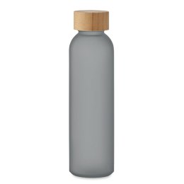 Butelka z matowego szkła500 ml przezroczysty szary (MO2105-27)