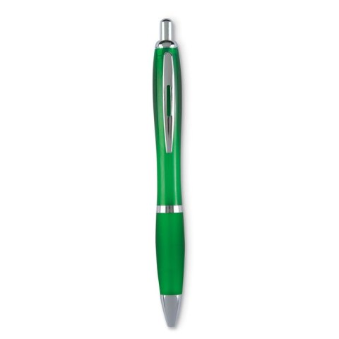 Długopis Rio kolor przezroczysty zielony (MO3314-24)