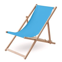 Drewniane krzesło plażowe turkusowy (MO6503-12)
