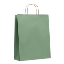 Duża papierowa torba zielony (MO6174-09)