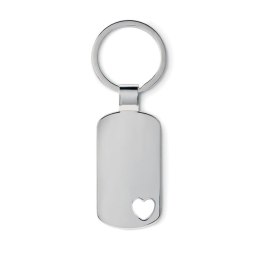 Brelok do kluczy / serce srebrny mat (MO8694-16)