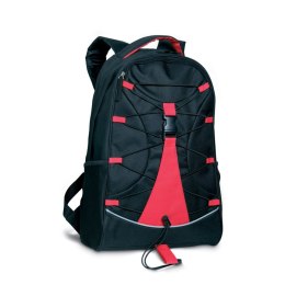 Czarny plecak czerwony (MO7558-05)