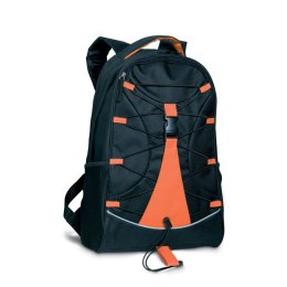 Czarny plecak pomarańczowy (MO7558-10)