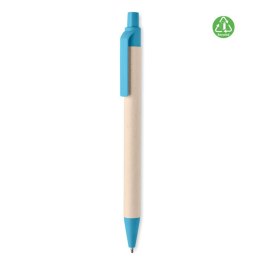Długopis z kartonu po mleku turkusowy (MO6822-12)