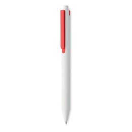 Długopis z przyciskiem z ABS czerwony (MO6991-05)