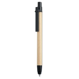 Dotykowy długopis z recyklingu czarny (MO8089-03)