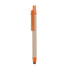 Dotykowy długopis z recyklingu pomarańczowy (MO8089-10)