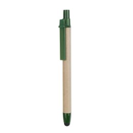Dotykowy długopis z recyklingu zielony (MO8089-09)