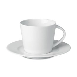 Kubek cappuccino i talerzykiem biały (MO9080-06)