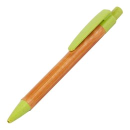 Długopis bambusowy Evora, zielony