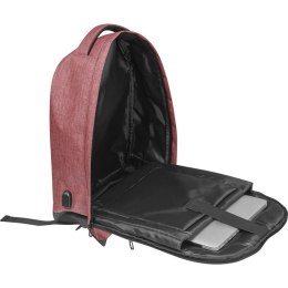 Plecak z USB kolor Czerwony