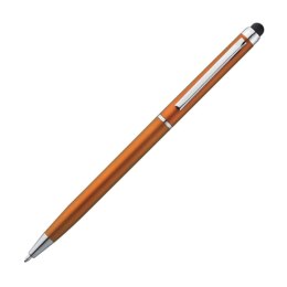 Długopis plastikowy do ekranów dotykowych kolor Pomarańczowy
