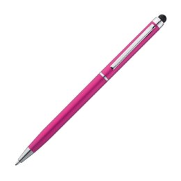 Długopis plastikowy do ekranów dotykowych kolor Różowy