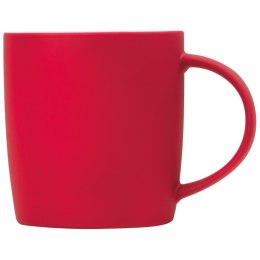 Kubek ceramiczny - gumowany 300 ml kolor Czerwony