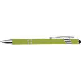 Długopis aluminiowy touch pen kolor Jasnozielony