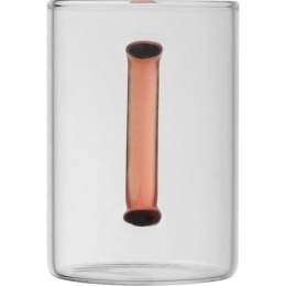 Kubek szklany 250 ml kolor Czerwony