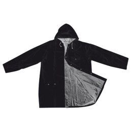 Dwustronny płaszcz przeciwdeszczowy NANTERRE kolor srebrno-czarny