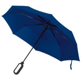 Parasol manualny ERDING kolor niebieski