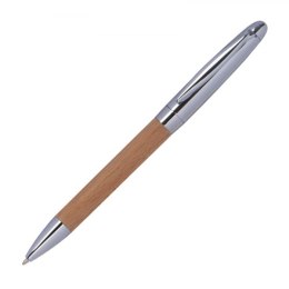 Zestaw długopis i brelok ENSCHEDE kolor brązowy