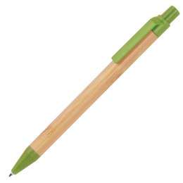 Długopis bambusowy HALLE kolor zielony