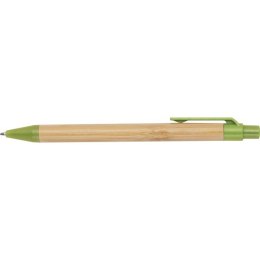 Długopis bambusowy HALLE kolor zielony