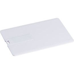 Pendrive plastikowy karta SLOUGH 8GB kolor biały