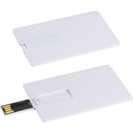 Pendrive plastikowy karta USB SLOUGH 8GB kolor biały