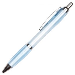 Przeźroczysty długopis ALKEN kolor jasnoniebieski