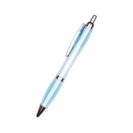 Przeźroczysty długopis ALKEN kolor jasnoniebieski