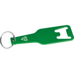 Brelok metalowy otwieracz do butelek MALMO kolor zielony