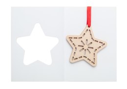 TreeCard karta świąteczna, gwiazda