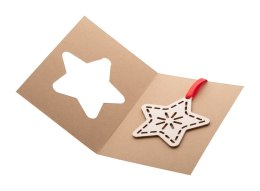 TreeCard Eco karta/kartka świąteczna - gwiazda