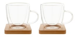 Mocaboo szklany zestaw do espresso / filiżanki