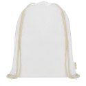 Orissa plecak ściągany sznurkiem z bawełny organicznej z certyfikatem GOTS o gramaturze 100 g/m² biały (12049001)