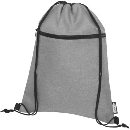 Plecak Ross ściągany sznurkiem z plastiku z recyclingu heather medium grey (12051806)