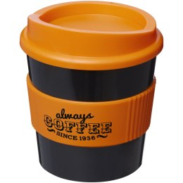 Kubek z serii Americano® Primo o pojemności 250 ml z uchwytem czarny, pomarańczowy (21001005)