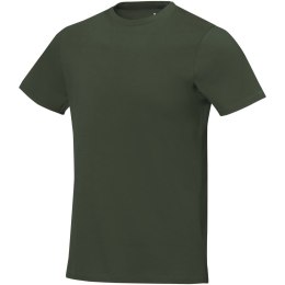 Męski t-shirt Nanaimo z krótkim rękawem zieleń wojskowa (38011703)